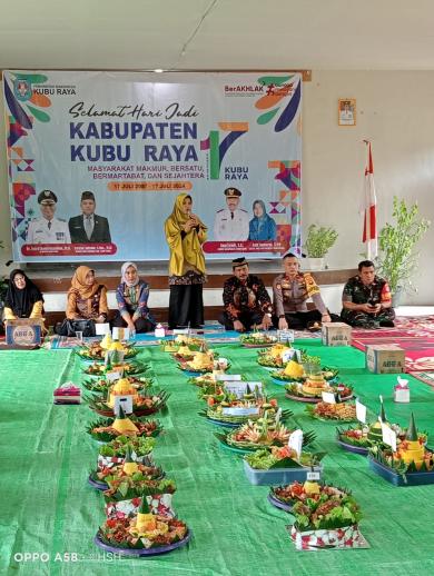 HUT Ke-17 Kabupaten Kubu Raya di Kecamatan Terentang Berlangsung Semarak dengan Beragam Kegiatan